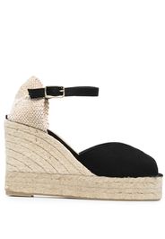 Castañer Carol canvas wedge espadrilles - Nero