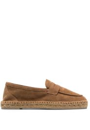 Castañer Nacho penny loafer espadrilles - Marrone