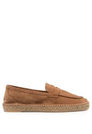 CASTAÑER Nacho suede espadrille loafers - Marrone