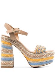 Castañer 140mm Anne braided sandals - Toni neutri