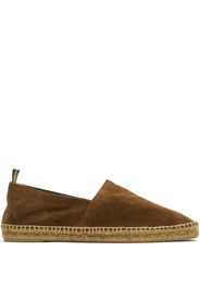 Castañer suede perforated slip-on espadrilles - Marrone