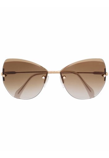 Cazal Occhiali da sole cat-eye - Marrone