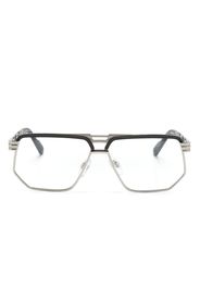 Cazal pilot-frame glasses - Argento