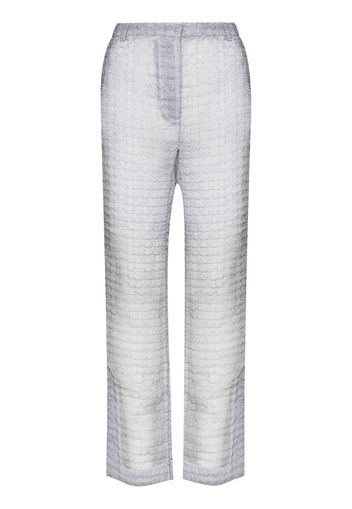 Elisabeth sheer flared trousers