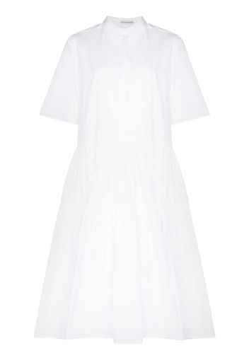 Cecilie Bahnsen Primrose tiered shirtdress - Bianco