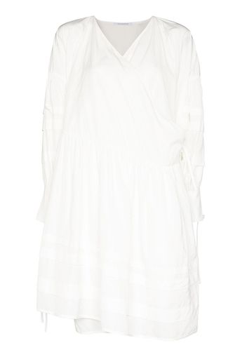 Cecilie Bahnsen CECILIE B ESSENTIAL AMALIE WRAP DRS KN L - Bianco