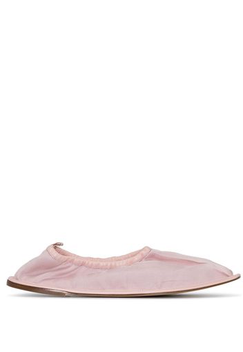 Cecilie Bahnsen organza ballerina shoes - Rosa