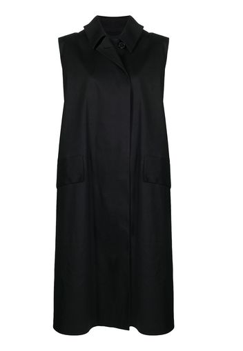 Cecilie Bahnsen Cappotto midi smanicato - Nero