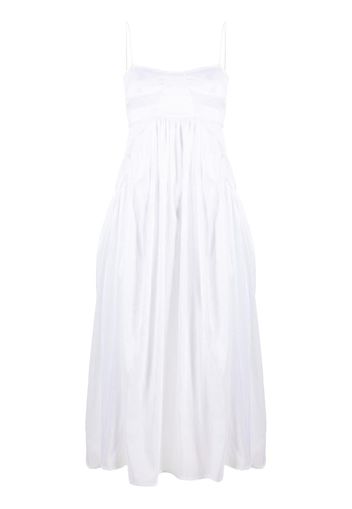 Cecilie Bahnsen Cameron midi dress - Bianco