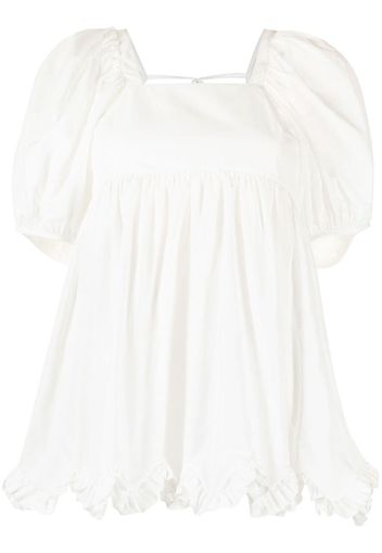 Cecilie Bahnsen Vega puff-sleeve blouse - Bianco