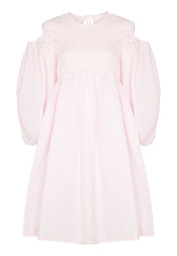 Cecilie Bahnsen Janessa puff-sleeves midi dress - Rosa