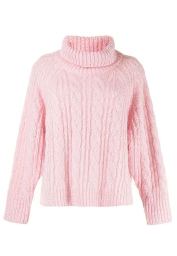 Cecilie Bahnsen cable-knit jumper - Rosa