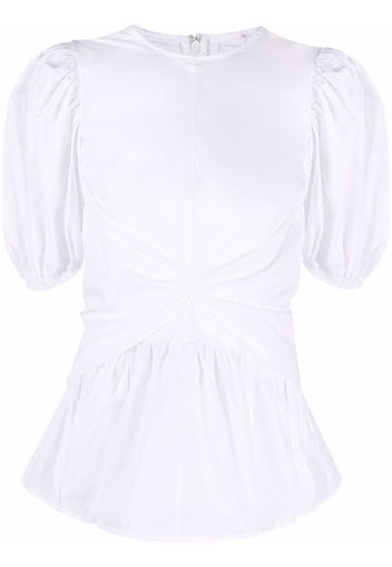 Cecilie Bahnsen Blusa Faith - Bianco