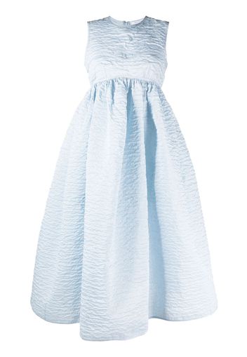 Cecilie Bahnsen Soleil sleeveless midi dress - Blu