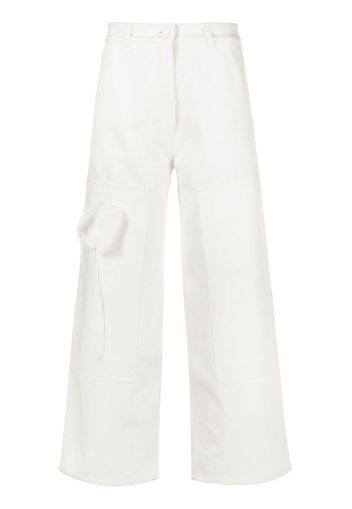 Cecilie Bahnsen Susan straight-leg jeans - Bianco