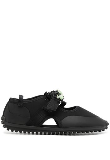 Cecilie Bahnsen Sara cut-out detail sneakers - Nero