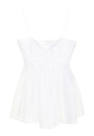 Cecilie Bahnsen Shea balloon top - Bianco