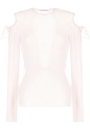 Cecilie Bahnsen Maglione con cut-out - Rosa