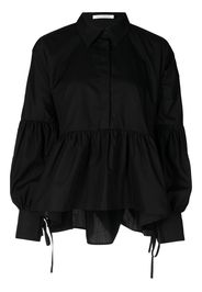 Cecilie Bahnsen Camicia con ruches - Nero