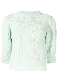 Cecilie Bahnsen chunky knit organic cotton jumper - Verde