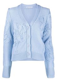 Cecilie Bahnsen Cardigan con scollo a V Irma - Blu