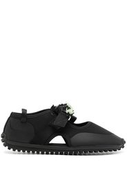 Cecilie Bahnsen Sara cut-out detail sneakers - Nero