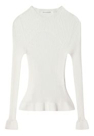 Cecilie Bahnsen Jayla knitted top - Bianco