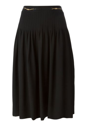 Céline Pre-Owned pleated skirt - Nero