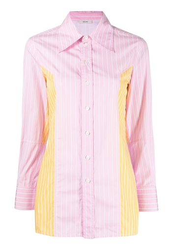 Céline Pre-Owned Camicia con design color-block Pre-owned - Rosa