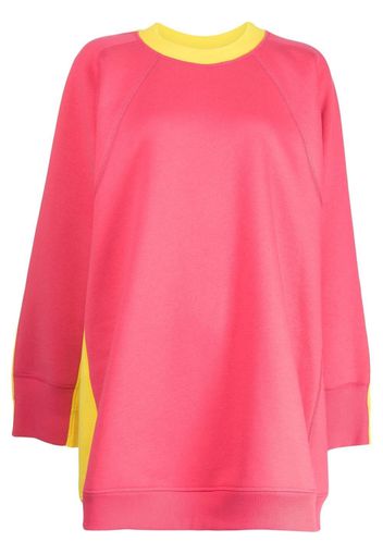 Céline Pre-Owned Camicia con design color-block oversize - Rosa