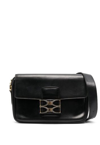 Céline Pre-Owned Borsa a spalla con morsetto Pre-owned anni '70 - Nero