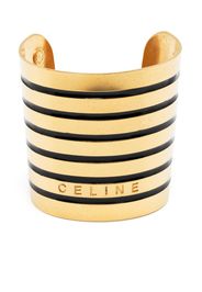 Céline Pre-Owned 2000s enamel detailing cuff - Oro