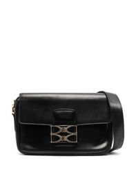 Céline Pre-Owned Borsa a spalla con morsetto Pre-owned anni '70 - Nero