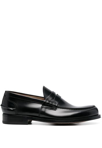 Cenere GB slip-on leather loafers - Nero