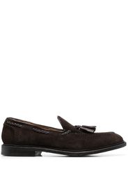 Cenere GB tassel-detailing suede loafers - Marrone