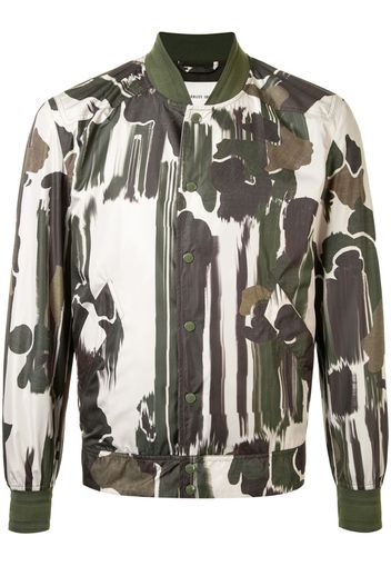 Bomber con stampa camouflage