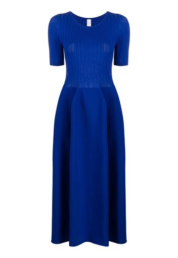 CFCL ribbed knit midi dress - Blu