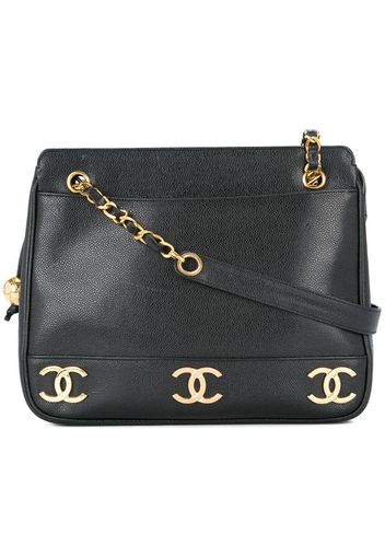 logo chain shoulder bag