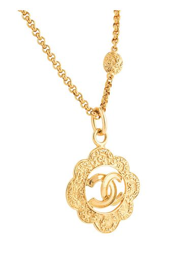 Chanel Pre-Owned Collana con pendente CC 1995 - Oro