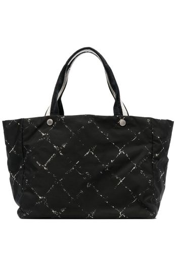 Chanel Pre-Owned Borsa tote con stampa - Nero