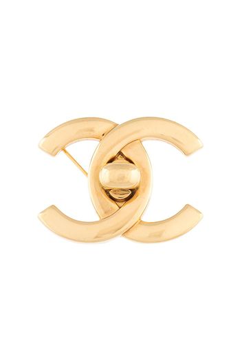 Chanel Pre-Owned Spilla CC 1996 - Oro