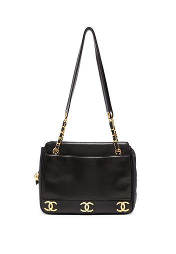 Chanel Pre-Owned Borsa tote CC 1995 - Nero