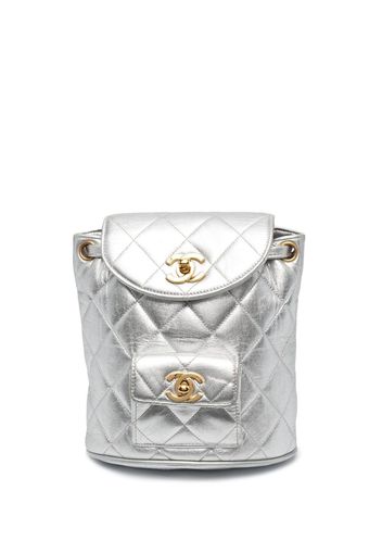 Chanel Pre-Owned Zaino con coulisse anni '91-'94 - Argento