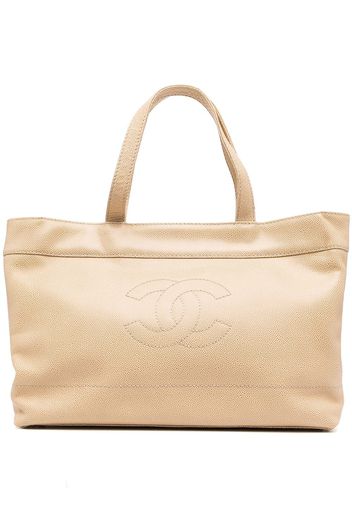 Chanel Pre-Owned Borsa tote CC 2002 - Marrone