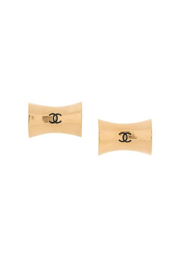 Chanel Pre-Owned Orecchini a clip CC Jumbo - Oro