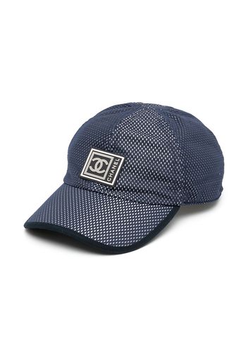 Chanel Pre-Owned Cappello da baseball CC Sports Line - Blu