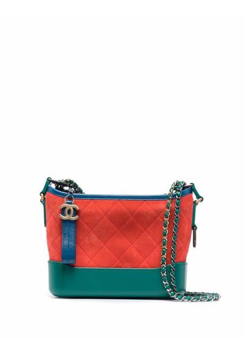 Chanel Pre-Owned Borsa a spalla con design color-block 2017 - Rosso