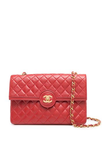 Chanel Pre-Owned Borsa a spalla trapuntata 1985-1993 CC - Rosso