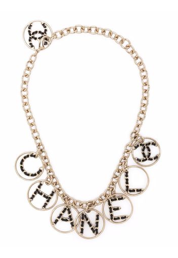 Chanel Pre-Owned Collana con ciondolo 2019 - Oro