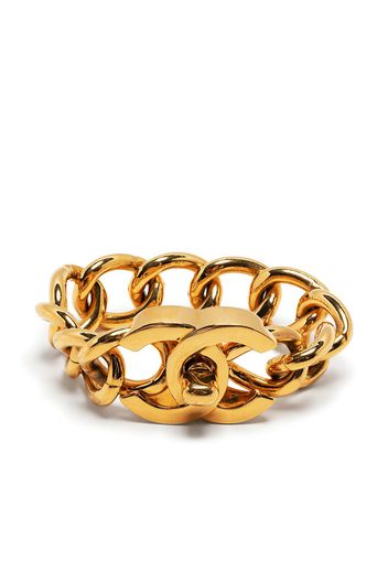 Chanel Pre-Owned Bracciale a catena CC 1996 - Oro